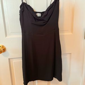 Aritzia Wilfred Fable black mini dress